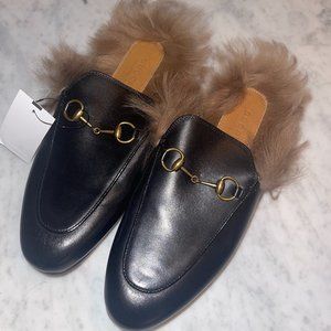 Princetown Genuine Shearling Loafer Mule
